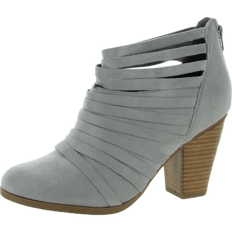Bargain Prices JG Hook Womens Selena Faux Suede Back Zipper Heels