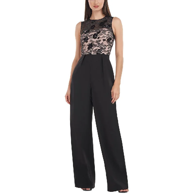 Quick Sale JS Collections Womens Floral Wide Leg Jumpsuit