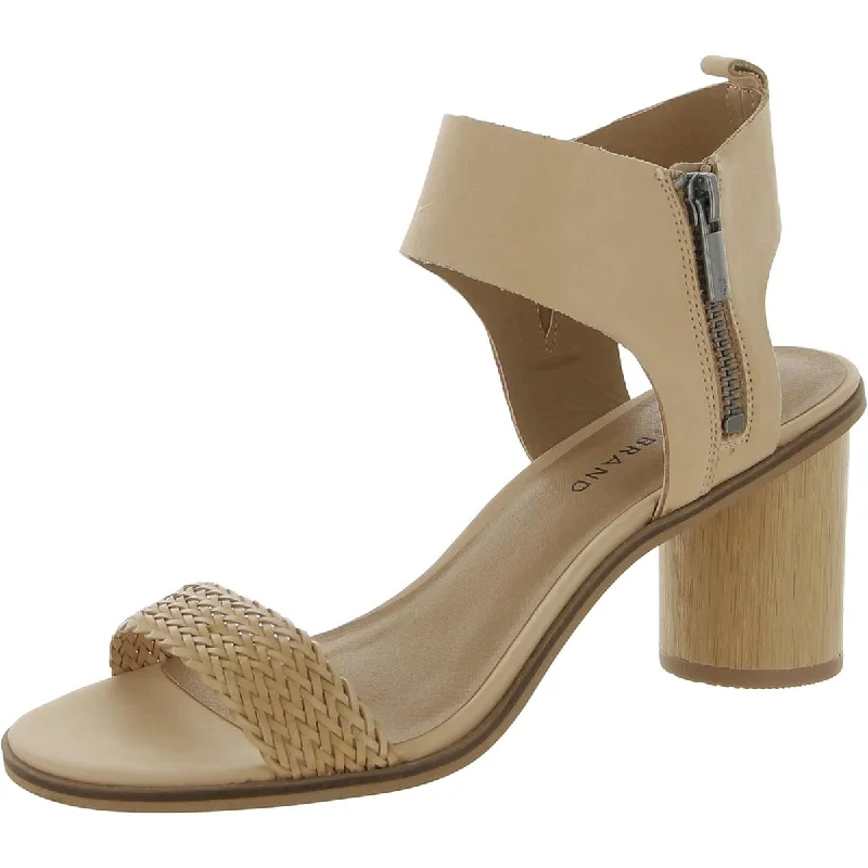 Deep Discounts Lucky Brand Womens Pomee Leather Ankle Heels