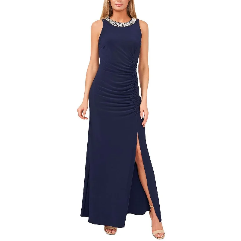 MSK Womens Embellished Sleeveless Evening Dress