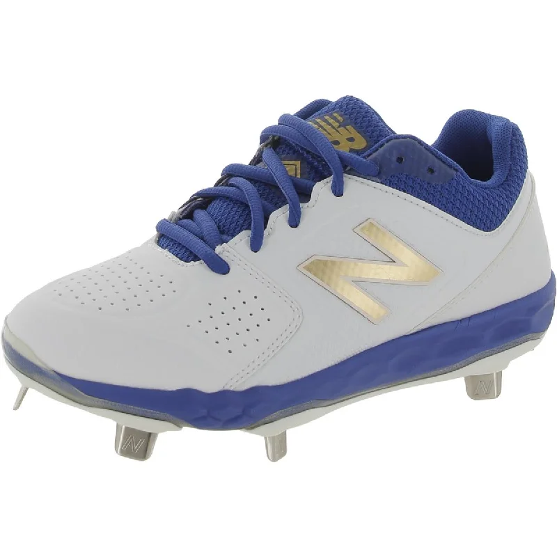 Daily Deals New Balance Womens Velo Faux Leather Slow Pitch Cleats