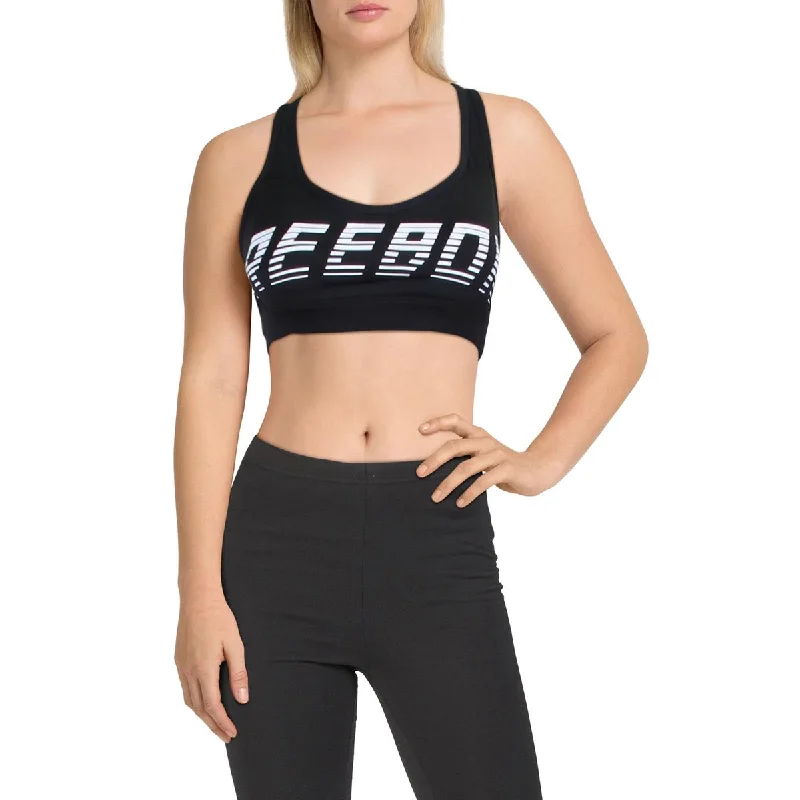 TIME-Limited Offer Reebok Womens Hero Racer Medium Support Fitness Sports Bra