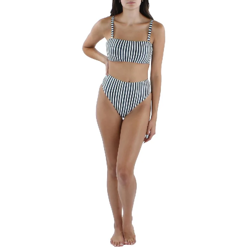 Flash Deals We Wore What Womens Emily Striped Hipster Swim Bottom Separates