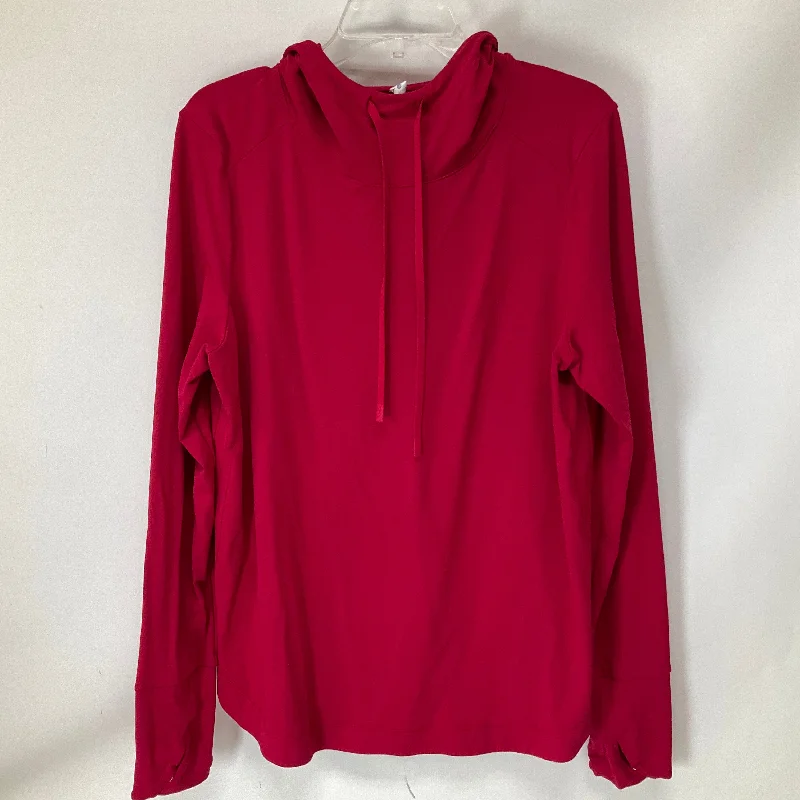 Exclusive Savings Athletic Sweatshirt Hoodie By Cme In Pink, Size: Xl