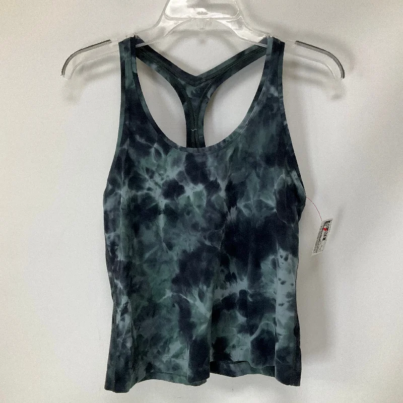 Super Sale Athletic Tank Top By Lululemon In Blue & Green, Size: 12