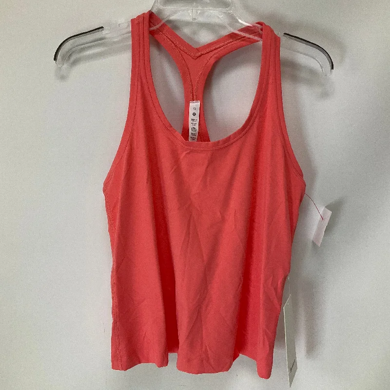 Best Deals Athletic Tank Top By Lululemon In Coral, Size: 12