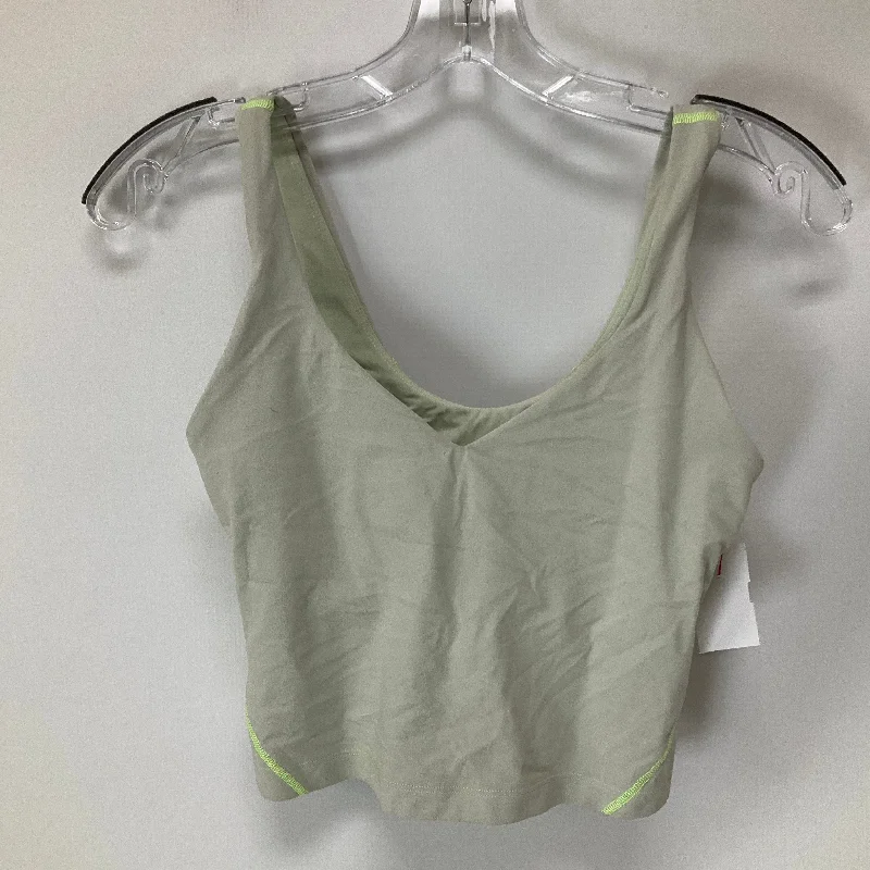 Clearance Sale Athletic Tank Top By Lululemon In Green, Size: 6