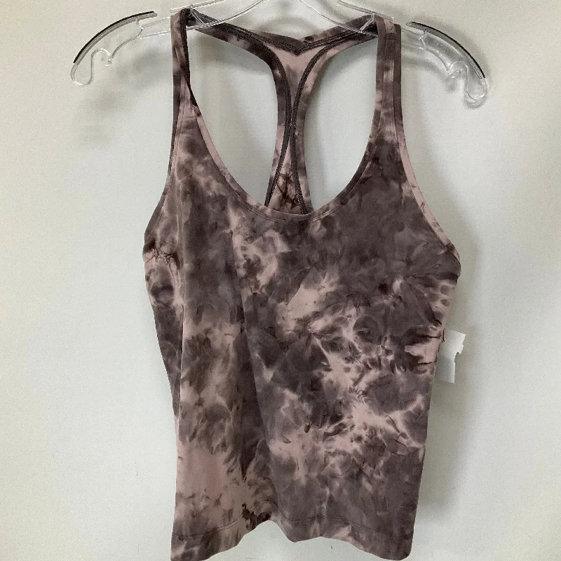 TIME-Limited Offer Athletic Tank Top By Lululemon In Tie Dye Print, Size: 12
