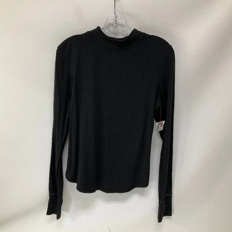 Limited Availability Athletic Top Long Sleeve Collar By Lululemon In Black, Size: 10