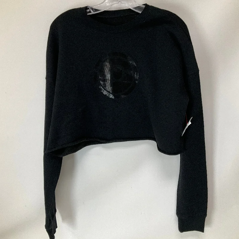 Stock Up and Save Athletic Top Long Sleeve Crewneck By Cmb In Black, Size: M