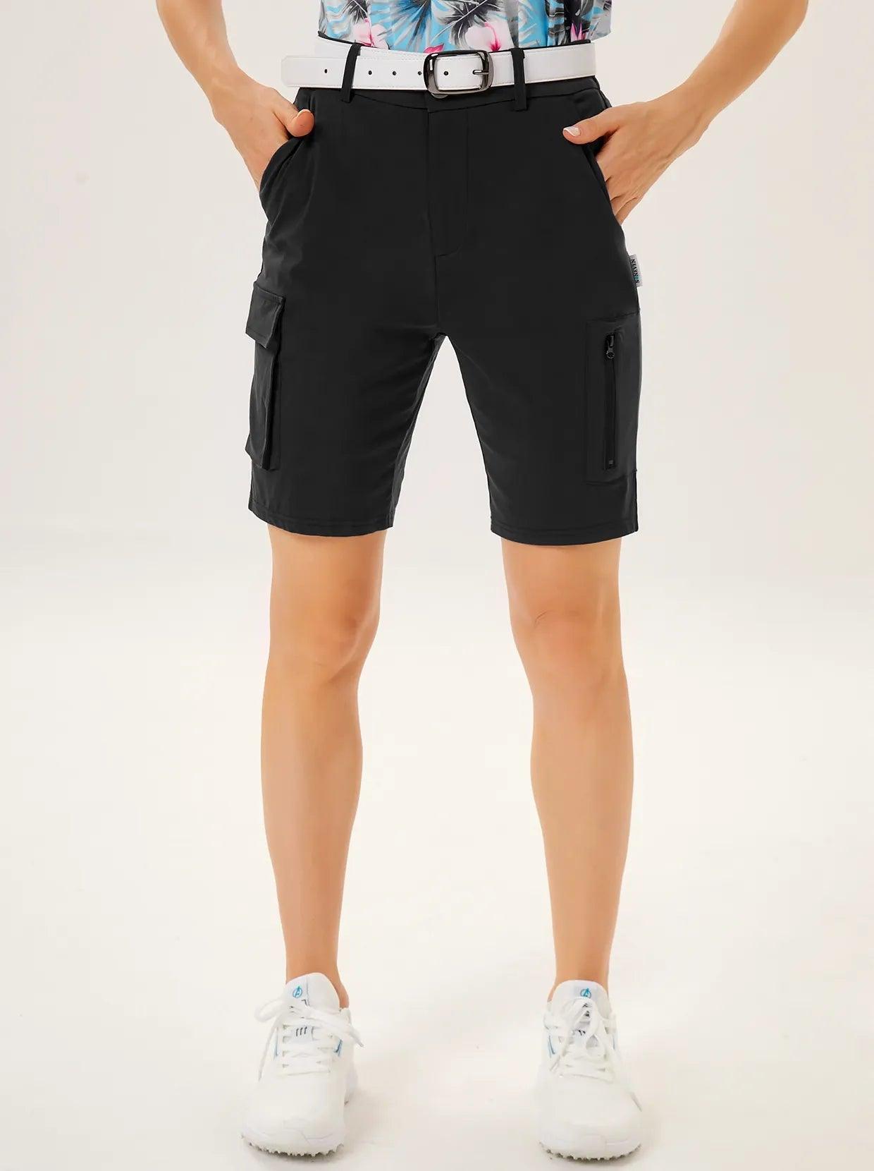 Fantastic Deals Black Athletic Shorts with 6 pockets - Suitable for Archery