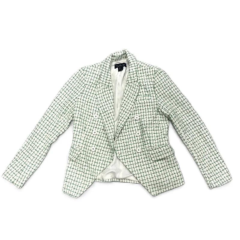 Must-Have Deals Blazer By Rachel Zoe In Green & White, Size: S