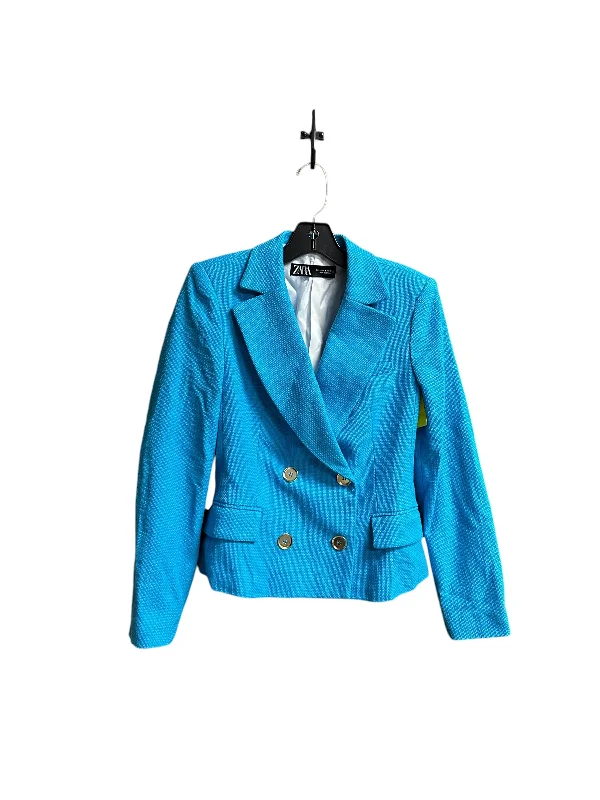 Massive Deals Blazer By Zara In Blue, Size: S