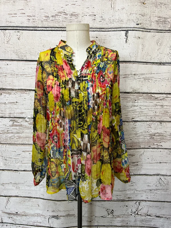 Bargain Bin Blouse Long Sleeve By Cristina  Size: M