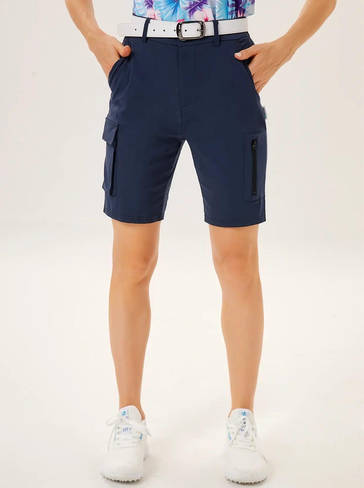 Don't Miss Blue elastic waist tband Shorts - Suitable for Badmintion