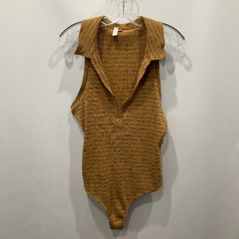 Limited Time Discount Bodysuit By Pilcro In Yellow, Size: L