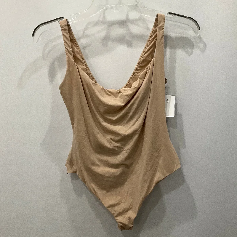 Take Advantage Bodysuit By Skims In Beige, Size: L