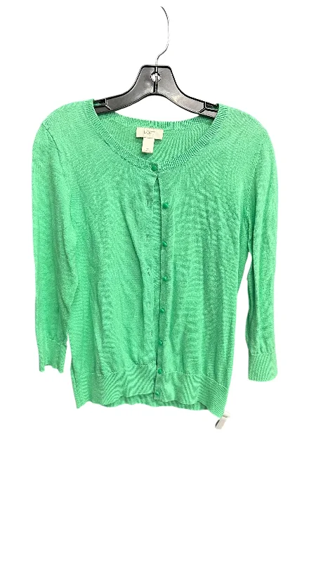 Special Discount Cardigan By Loft In Green, Size: M