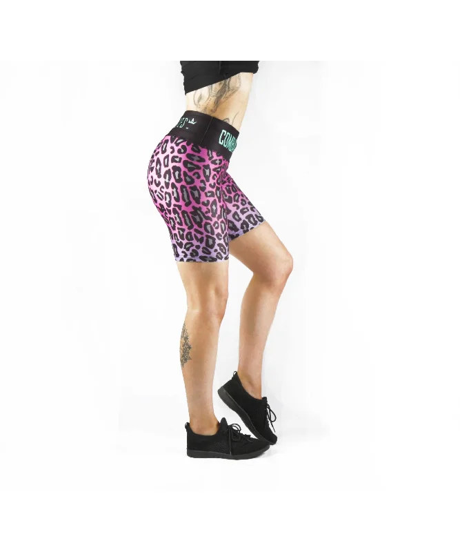 Combat Dollies Fuchsia Fall Midi Shorts