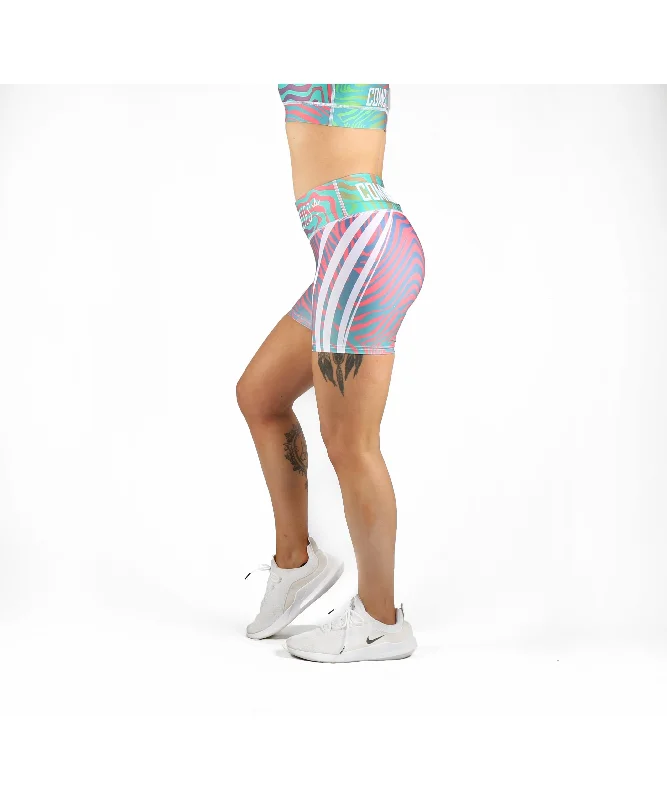 Combat Dollies Holographics Fitness Shorts