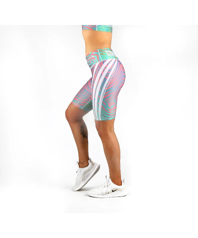 Combat Dollies Holographics Midi Shorts