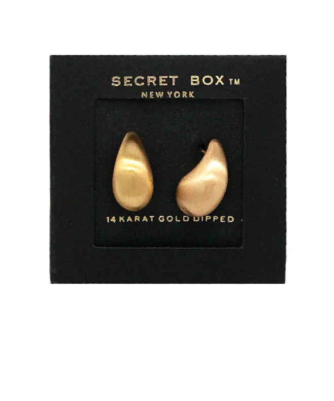 Act Now Dainty Gold Teardrop Earrings