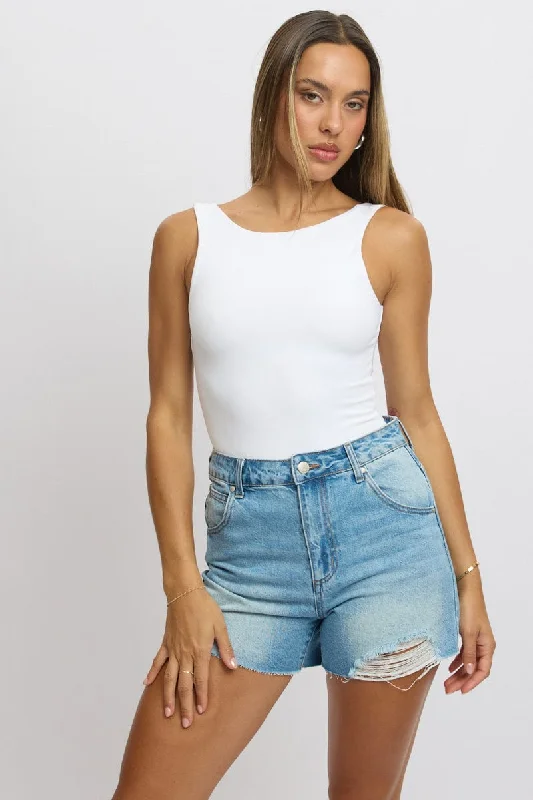 New Deals Denim Mom Short High rise