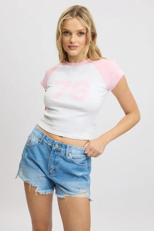 Final Sale Denim Relaxed Short High Rise