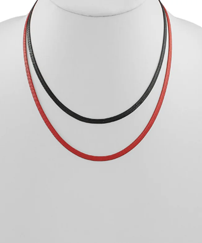 Members Only Gameday Herringbone Necklace