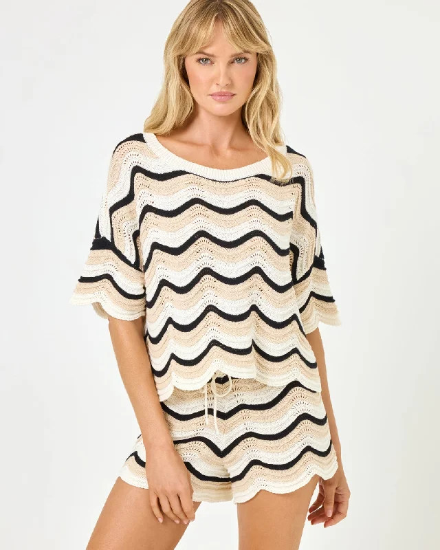 Clearance Sale L Space Make Waves Knit Short - COSTA NOVA WAVES