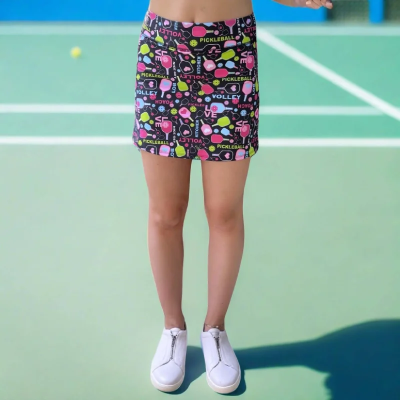 Court Skort in Pickleball Print Made in USA