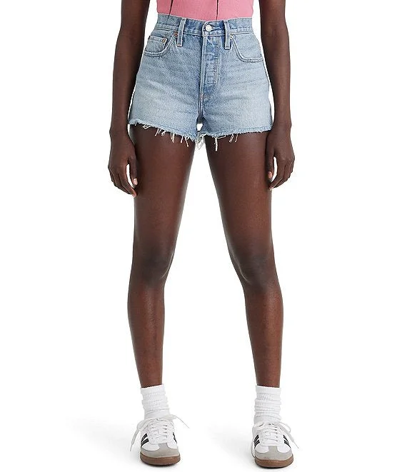Online Only Levi's 501 ORIGINAL FIT HIGH RISE WOMEN'S SHORTS - MICRO VIBES