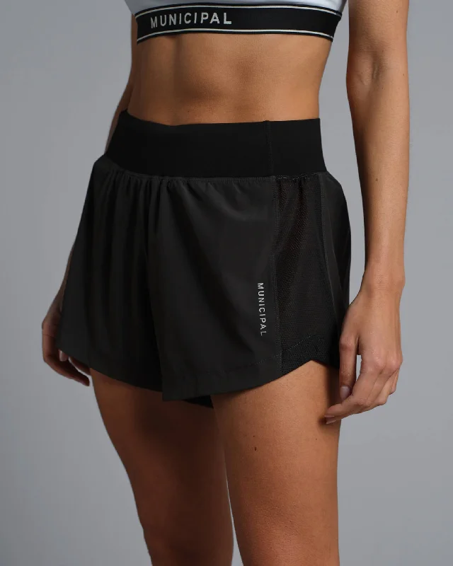 Don’t Miss Out Municipal Women's Daybreak Active Shorts - ASPHALT