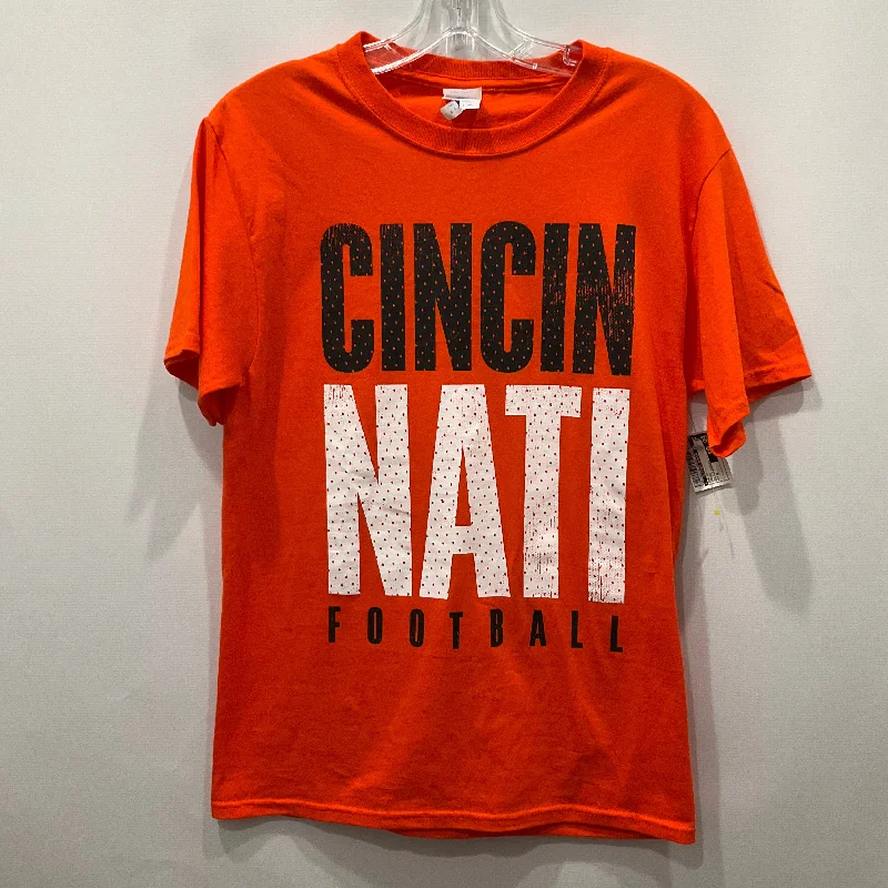 Reduced Prices Orange Top Short Sleeve port & company, Size S
