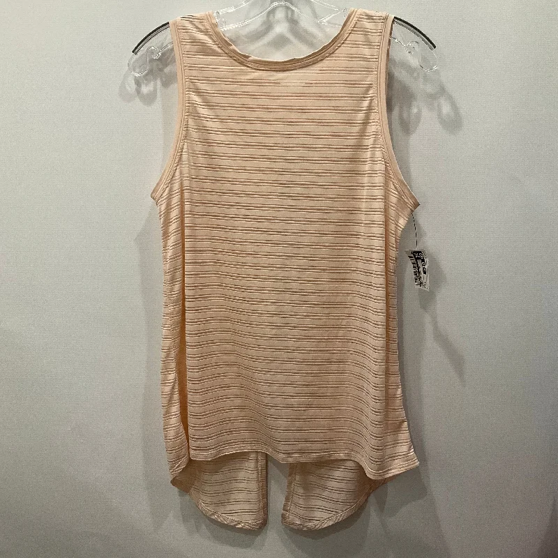 Shop and Save Peach Athletic Tank Top Lululemon, Size 4
