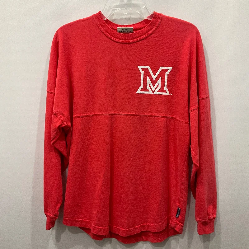 The Best Prices Red Top Long Sleeve spirit, Size Xs