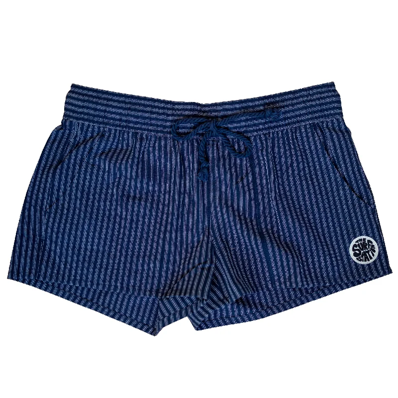 Surf Station Abbey Women's Walkshorts - Navy