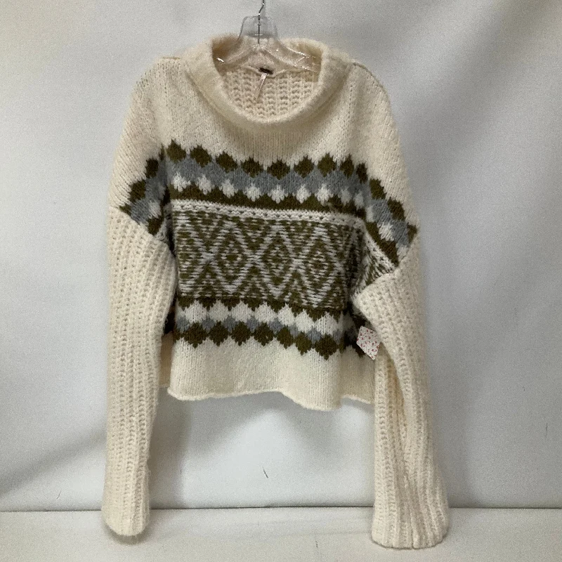 Seasonal Clearance Sweater By Free People In White, Size: Xl