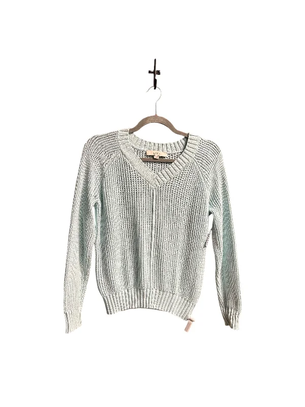 Hot Deal Sweater By Loft In Aqua, Size: S