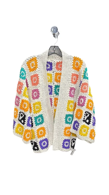 Limited Time Offer Sweater Cardigan By Earthbound In Multi-colored, Size: L