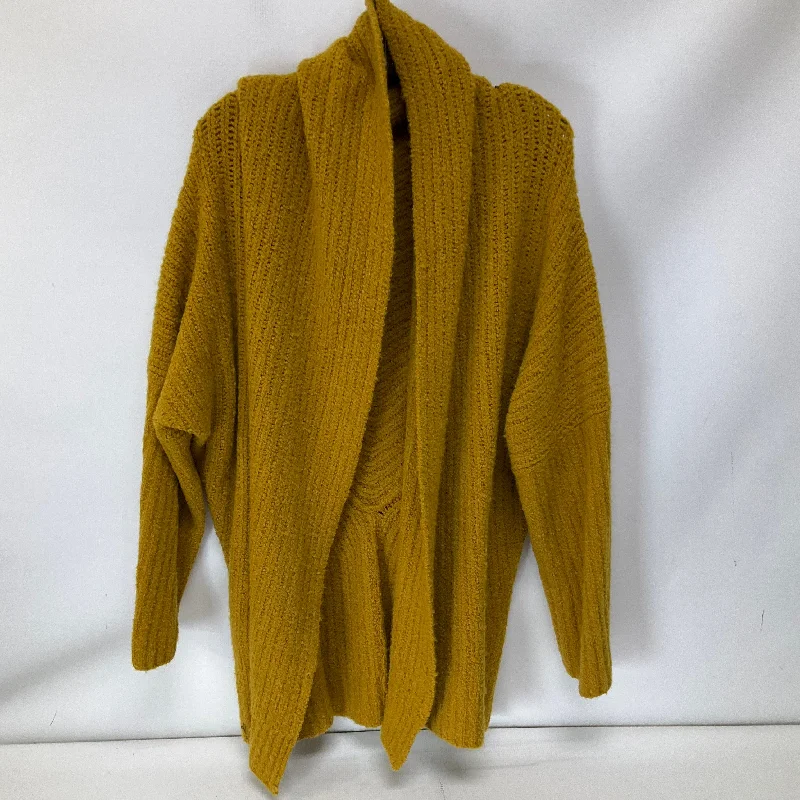 Savings Galore Sweater Cardigan By Sleeping On Snow In Yellow, Size: Xl