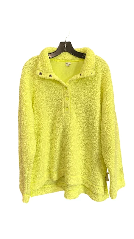 Take Advantage Sweatshirt Collar By Aerie In Yellow, Size: L
