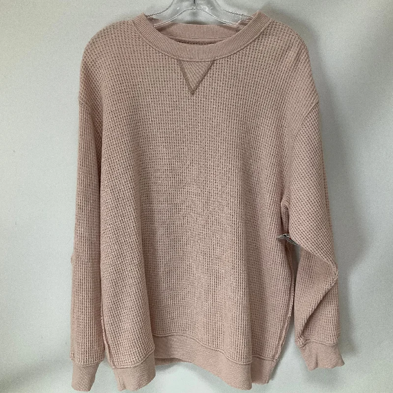 Low Prices Sweatshirt Crewneck By Aerie In Pink, Size: M