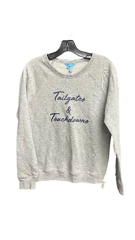 Discount Deals Sweatshirt Crewneck By Draper James In Grey, Size: S