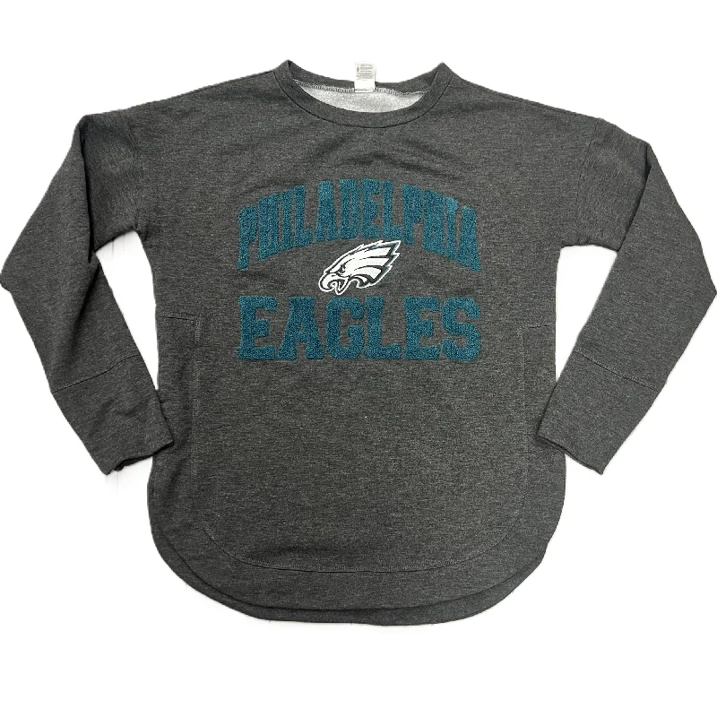 Hurry In Sweatshirt Crewneck By Nfl In Grey, Size: S