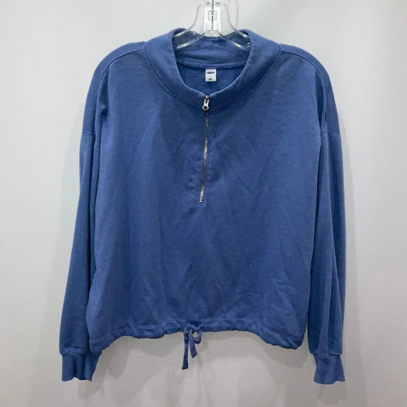 Super Sale Sweatshirt Crewneck By Old Navy In Blue, Size: L