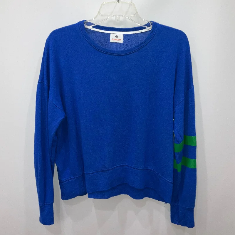 Unmissable Offer Sweatshirt Crewneck By Sundry In Blue, Size: S