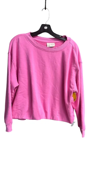 Special Discount Sweatshirt Crewneck By Universal Thread In Pink, Size: L