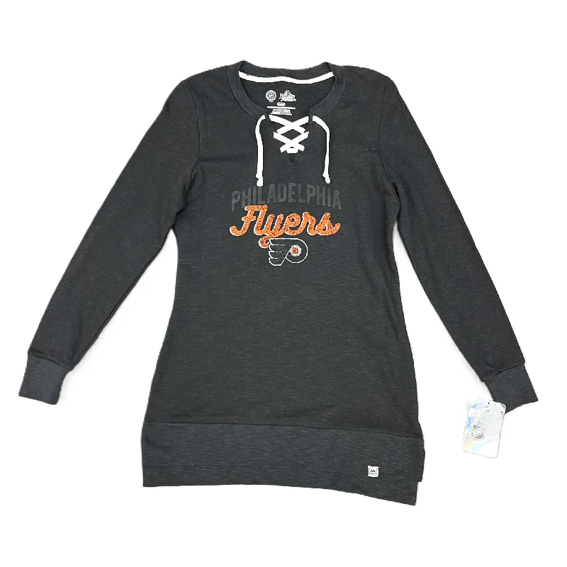 Price Break Sweatshirt Hoodie By Nhl In Grey, Size: S