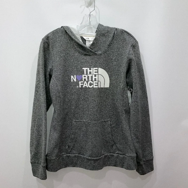 Overstock Sweatshirt Hoodie By The North Face In Grey, Size: M